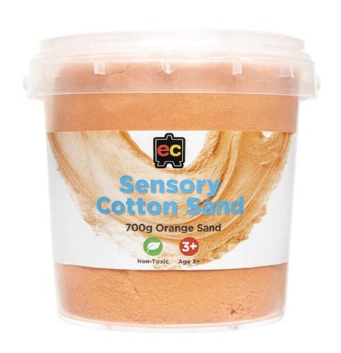 700g Orange Colour Sensory Cotton Sand
